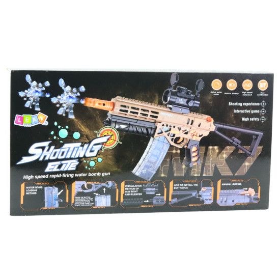 Melna MK7 ūdens lodes šautene Šautenes