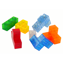 Magnētisko bloku komplekts ar uzdevumu kartītēm