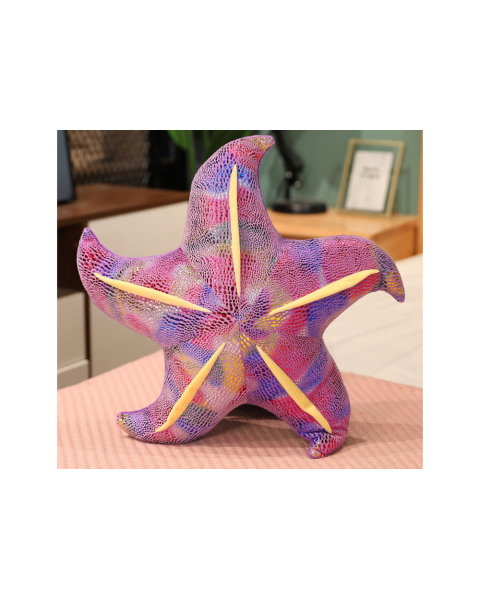 Plīša talismans Zvaigzne Violets spilvens 45 cm