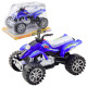 Quad Terrain Drive Treaded Wheels Blue Rotaļlietu automašīnas