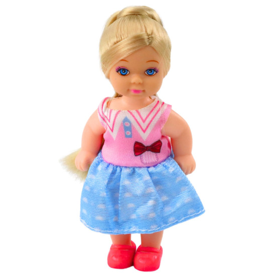 Mini lelle ar diviem mājdzīvniekiem un aksesuāriem Leļļu un spēļu komplekti