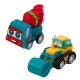 Set of Mini Construction Cars with Motor in a Bag 6 pcs. Rotaļlietu automašīnas