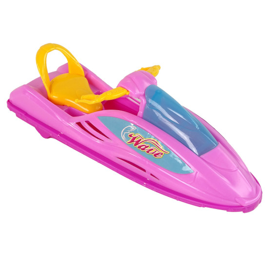 Leļļa ar motorlaivu un piederumiem Leļļu un spēļu komplekti