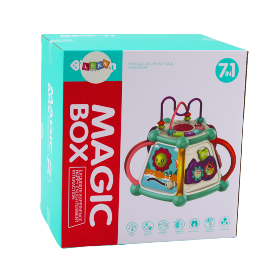 Multifunkcionāls izglītojošs kubs 7in1 Saimnieki