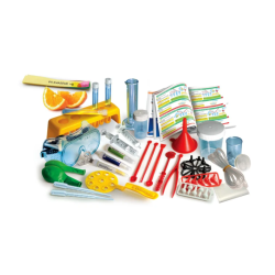 Mano ķīmijas laboratorijas komplekts, po lēņu valodā