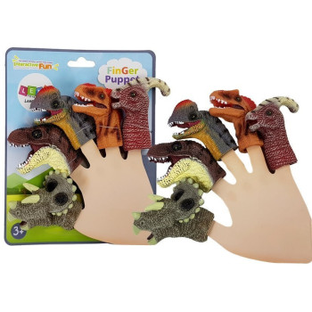 Dinozauru figūriņu pirkstu komplekts