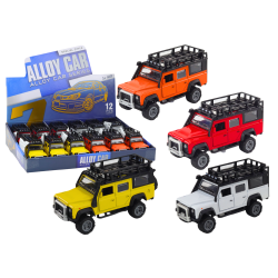 SUV 1:32 Gaismas skaņas Braukšana ar atvērtām durvīm Metāls