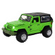 Off-Road Car Battery Powered Friction Drive Metal Green 1:32 Rotaļlietu automašīnas