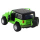 Off-Road Car Battery Powered Friction Drive Metal Green 1:32 Rotaļlietu automašīnas