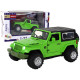 Off-Road Car Battery Powered Friction Drive Metal Green 1:32 Rotaļlietu automašīnas