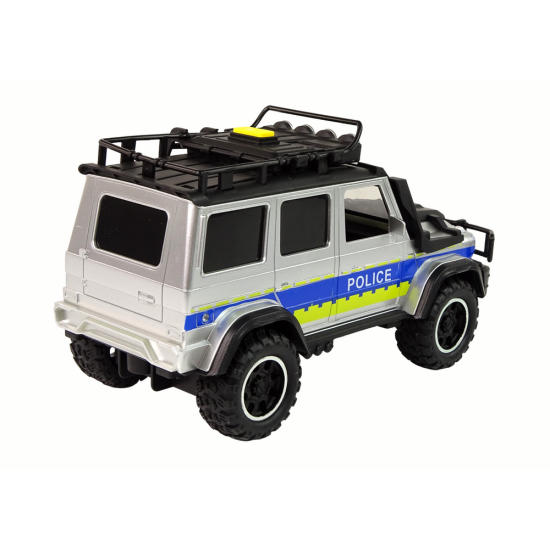 Off Road Police Car 1:14 Friction Drive Rotaļlietu automašīnas