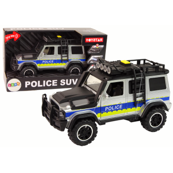Policijas apvidus auto 1:14 ar inerces piedziņu