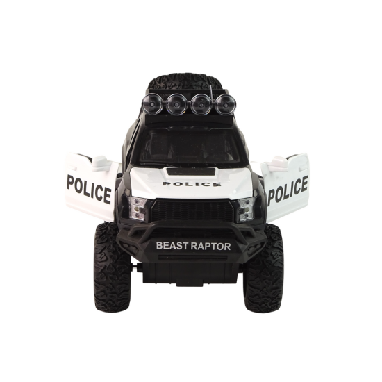 Offroad Vehicle Raptor Police Opening Door Sound Light Toy cars