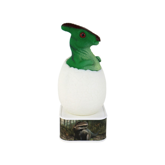 Dinozaura olu formas LED lampa ar zaļu dinozauru Dinozauri