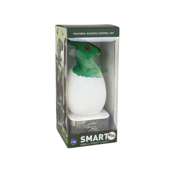 Dinozaura olu formas LED lampa ar zaļu dinozauru Dinozauri