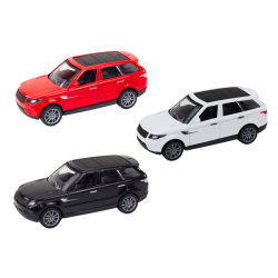 Vieglais automobilis 1:36 Braukt metālisks melns, balts, balts, sarkans