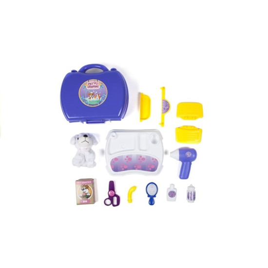 Kucēnu frizētavas koferis