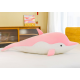 Pink dolphin plush mascot 70 cm Plīša rotaļlietas