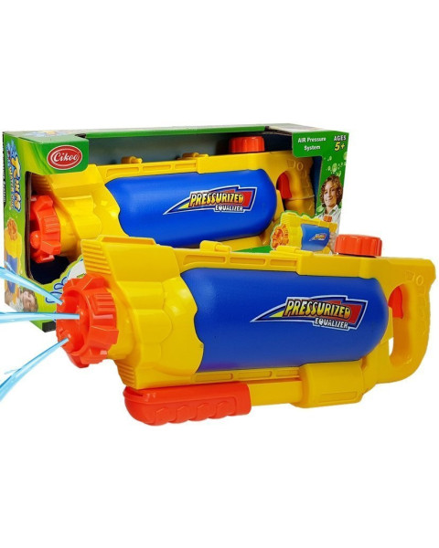 Dzeltena-zila ūdens šautene ar tvertni 1450 ml