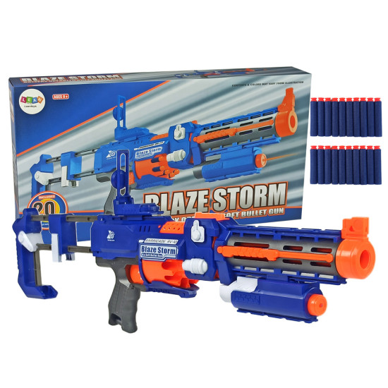 Zila šautene ar patronām Šautenes