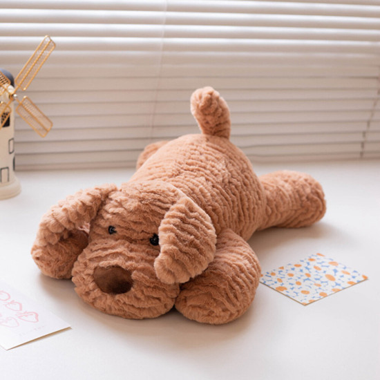 Plüsch Maskottchen Kuscheltier Hund Beige 30cm Plīša rotaļlietas