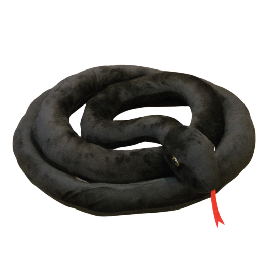 Plush Black Snake Mascot 110 cm Plīša rotaļlietas