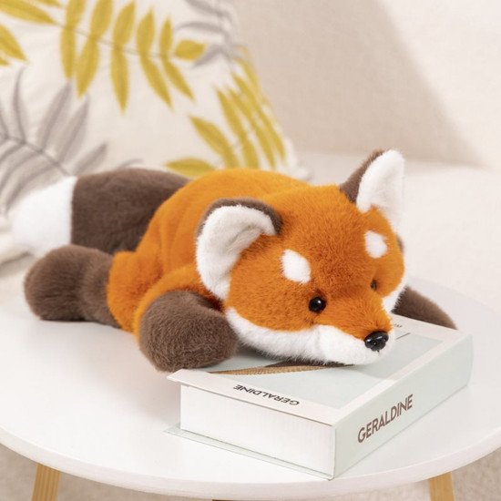 Plush Fox Cuddly Toy With Weighted Paws 30cm Plīša rotaļlietas