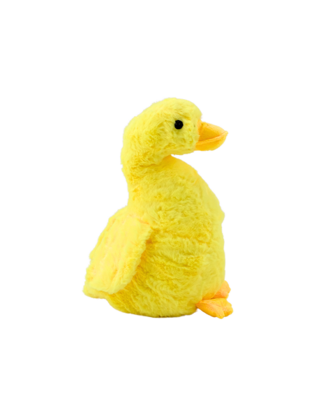 Plīša zoss talismans Dzeltena plīša pīle 40 cm