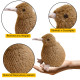 Plush Kiwi Bird Plush Toy Mascot Cuddly Toy Light Brown 17cm Plīša rotaļlietas
