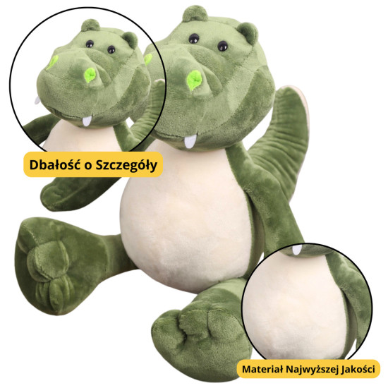 Plush Mascot Cuddly Toy Crocodile Green 25cm Plīša rotaļlietas