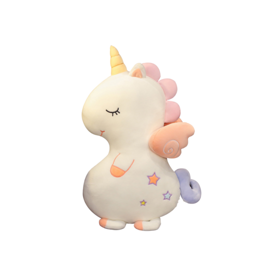 Plush Mascot Cuddly Toy Cute Unicorn White 50cm Plīša rotaļlietas