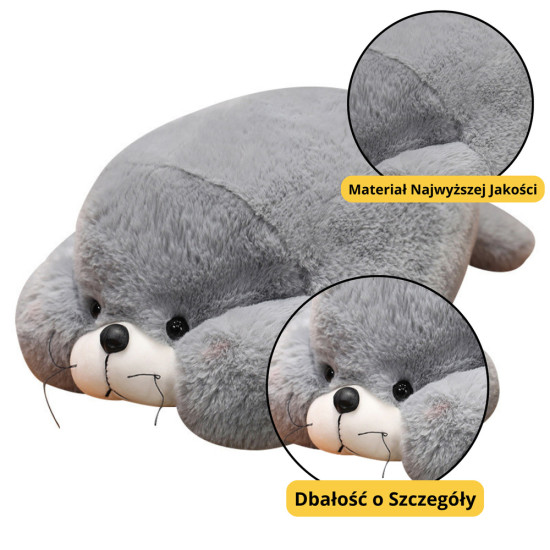 Plush Mascot Cuddly Toy Large Grey Seal 29cm Plīša rotaļlietas
