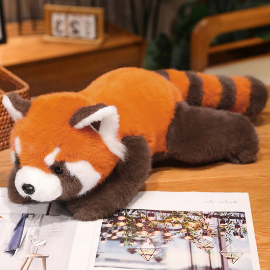 Plush Mascot Cuddly Toy Red Panda Weighted Paws 30cm Plīša rotaļlietas