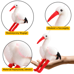 Plush sturgeon bird plush toy mascot Cuddly Toy 37cm