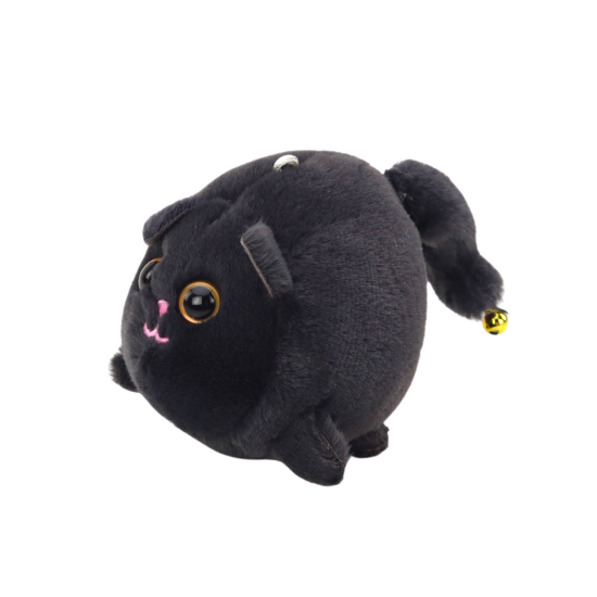 Plush Stretched Cat Jumping Mascot Black Plīša rotaļlietas