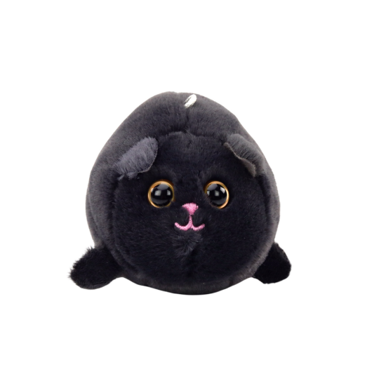 Plush Stretched Cat Jumping Mascot Black Plīša rotaļlietas