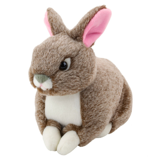Plush Toy Bunny Brown 20cm Plīša rotaļlietas