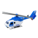 Police Fire Rescue Helicopter Metal Drive Opening Door Toy cars