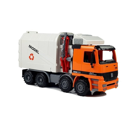 Powered Garbage Truck Trash Can Rotaļlietu automašīnas