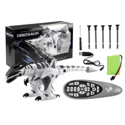 Attālināti vadāms balts dinozaurs