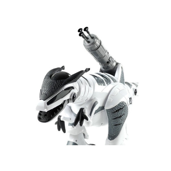 Attālināti vadāms balts dinozaurs Dinozauri