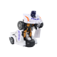 Robot Car Police White 2in1 Transformation Rotaļlietu automašīnas