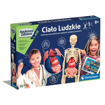 Cilvēka ķermenis poļu valodā Clementoni 60249