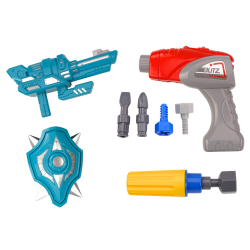 Sarkans saliekamais robots