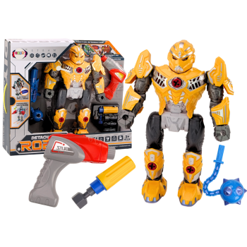 Saliekamais robots ar instrumentiem