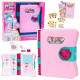 Secret Diary Padlock Notebook Locker Key Accessories Pink Saimnieki