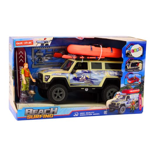 Sērfošanas SUV ar piederumiem