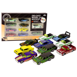 Auto atsperu komplekts 1:64 Metāla atsperes 10 gab.