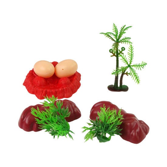 Dinozauru figūriņu komplekts ar piederumiem, 15 daļas Dzīvnieku figūriņas