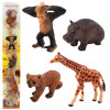 Savvaļas dzīvnieku mini figūriņu komplekts 6-9cm 4gab.